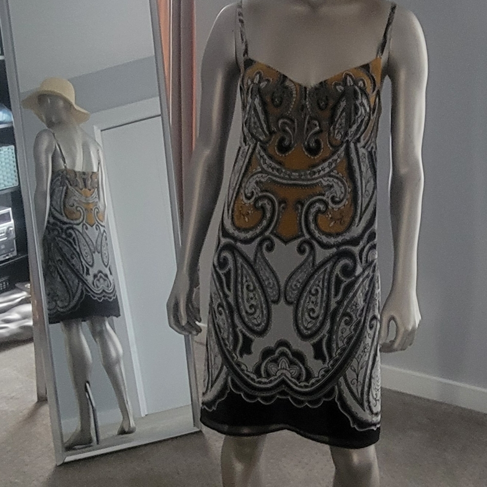 I.N.C Black and Gold sundress